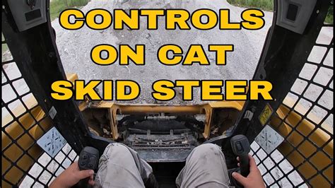 cat skid steer control pattern|cat skid steer controls.